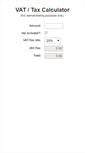 Mobile Screenshot of jquery-vat-calculator.ssdtutorials.com